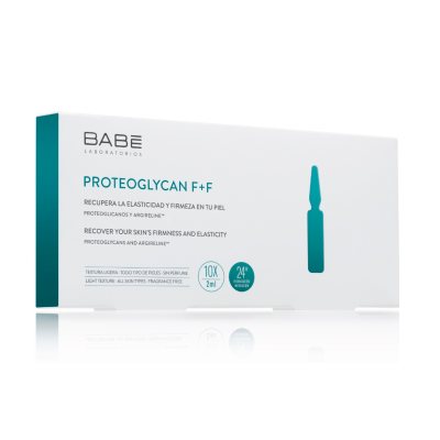 BABĒ stangrinamojo koncentruoto veido serumo ampulės PROTEOGLYCAN F+F, N10, 2 ml