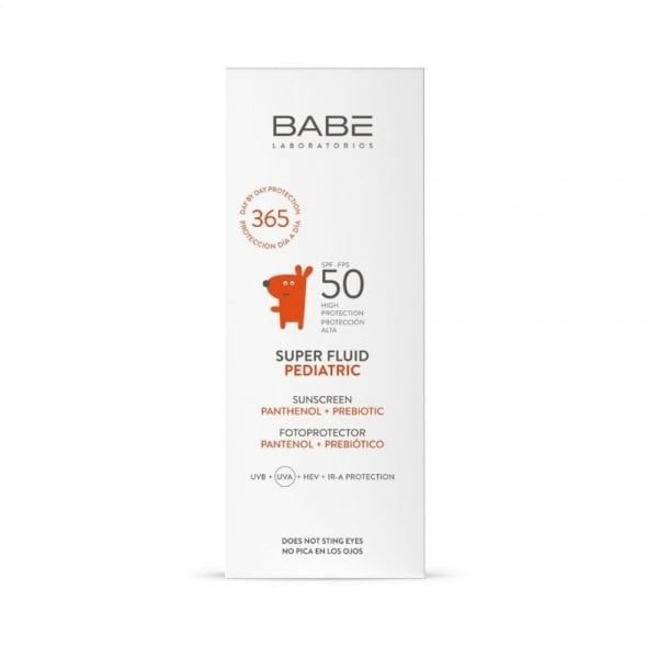 BABE apsauginė veido emulsija vaikams SUPER FLUID PEDIATRIC, SPF50, 50 ml