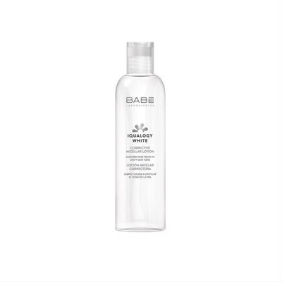 BABE IQUALOGY WHITE, koreguojamasis micelinis vanduo pigmentuotai odai, 250 ml