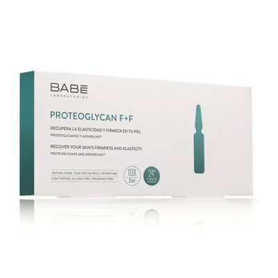 BABE PROTEOGLYCAN F+F, stangrinamojo koncentruoto veido serumo ampulės, x 10 vnt., 2 ml