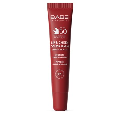 BABE, SPF50 CHERRY, apsauginis lūpų ir skruostų balzamas, 20 ml