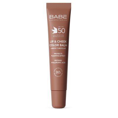 BABE, SPF50 MOCHA, apsauginis lūpų ir skruostų balzamas, 20 ml
