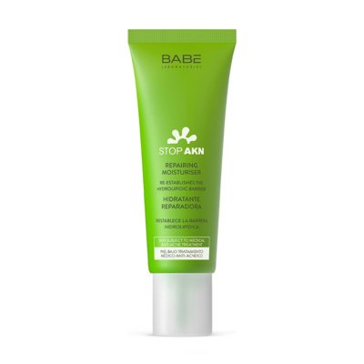BABE STOP AKN, atkuriamasis kremas riebiai, į spuogus linkusiai odai, 50 ml
