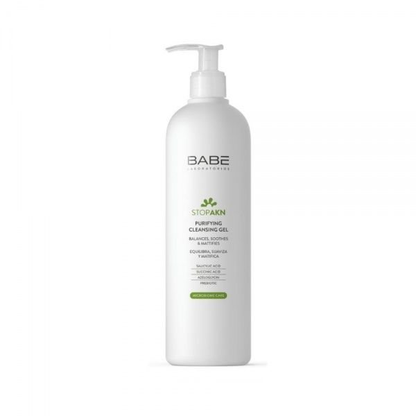 BABE STOP AKN valomasis prausimosi gelis, 400 ml
