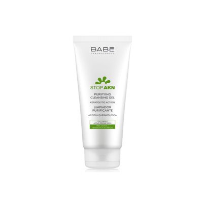 BABE STOP AKN, veido prausiklis mišriai, riebiai, į spuogus linkusiai odai, 100 ml