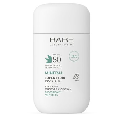 BABE SUPER FLUID SPF50, apsauginė mineralinė veido emulsija, 50 ml