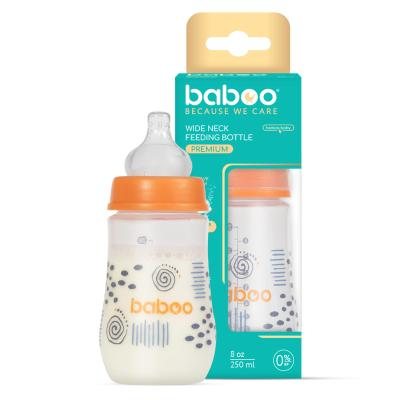 Baboo antikolinis buteliukas plataus kaklelio, 3+ mėn, Blue Haze, 250 ml