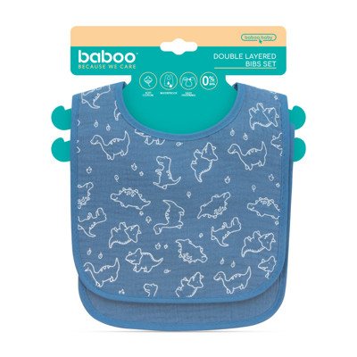 Baboo Dvigubas Seilinukas Blue Haze, 0+ Mėn, 2 vnt