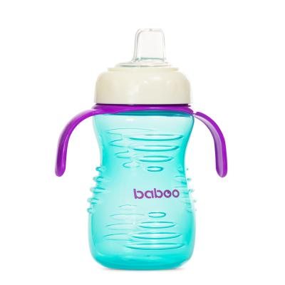 Baboo gertuvė su silikoniniu snapeliu, 6+ mėn, mint, 260 ml