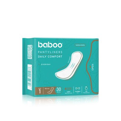 Baboo higieniniai kasdieniai įklotai, 1 dydis, 30 vnt