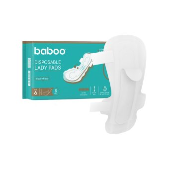 BABOO higieniniai paketai, 5 dydis, 10 vnt