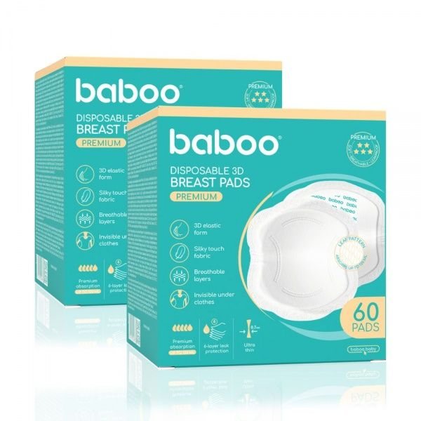 BABOO įklotai liemenėlei PREMIUM, 120 vnt