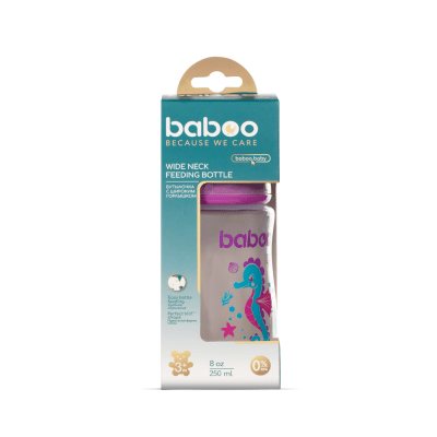 Baboo plataus kaklelio buteliukas, 3+ mėn SEA LIFE, 250 ml