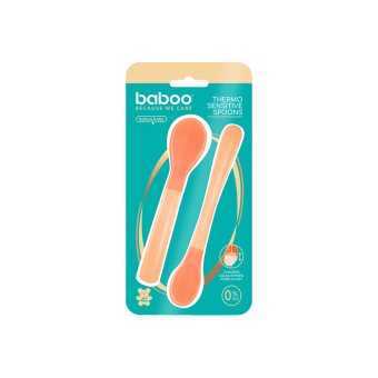 Baboo šaukšteliai jautrūs karščiui, 4+ mėn., 2 vnt