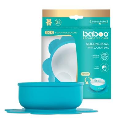 Baboo silikoninis limpantis dubenėlis, 6+ mėn, turkio spalvos