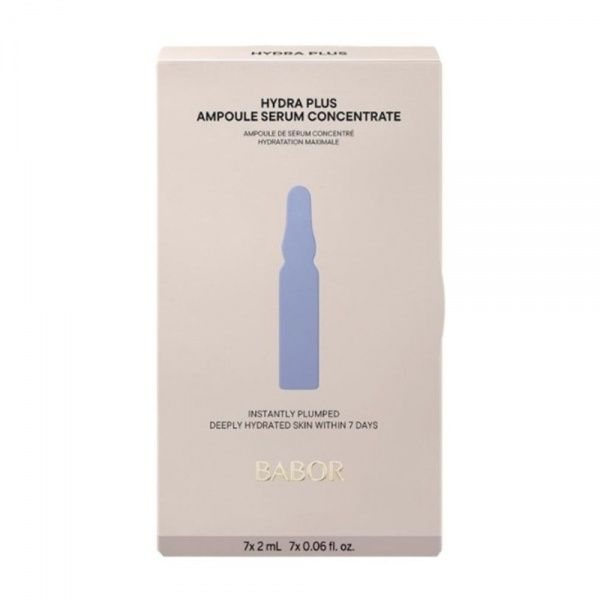 BABOR drėkinančios veido ampulės HYDRA PLUS, x 2 ml, 7 vnt