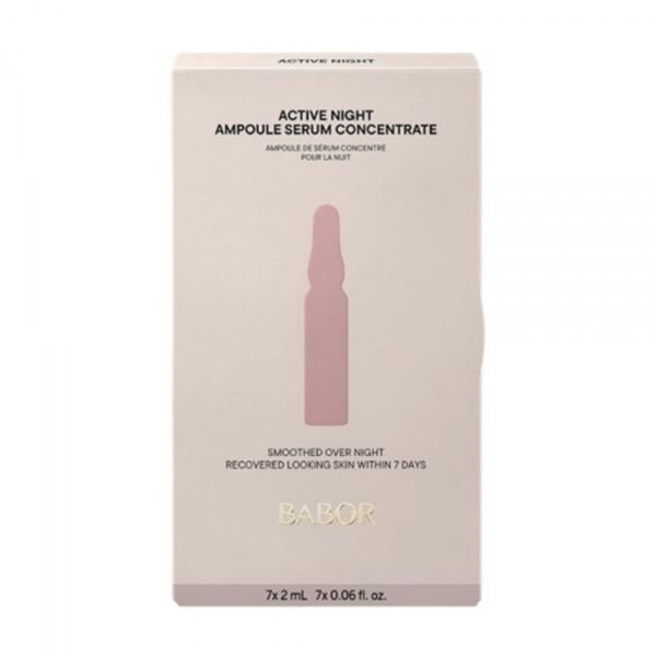 BABOR veido ampulės ACTIVE NIGHT, x 2 ml, 7 vnt