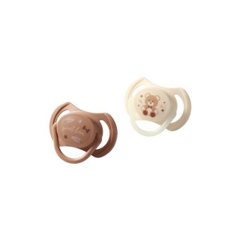 Babyono čiulptukas silikoninis simetrinis 0- 1669/01, 2 vnt., 6 m