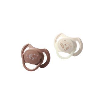 Babyono čiulptukas silikoninis simetrinis + 1669/03, 2 vnt., 18 m