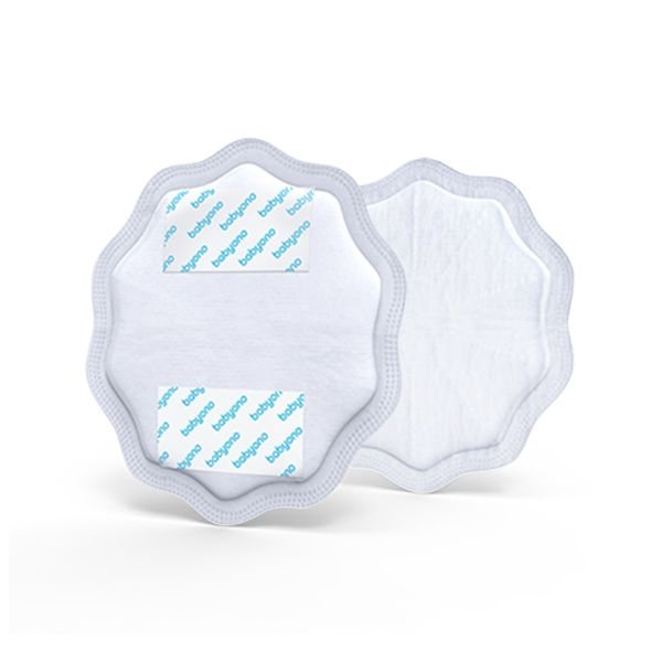 BABYONO įklotai liemenėlei NATURAL NURSING, baltos spalvos, 24 vnt