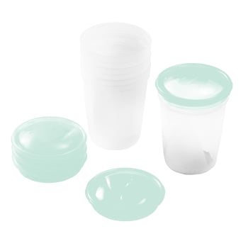BABYONO indeliai motinos pienui, sultims ir kitam maistui, 200 ml, 4 vnt