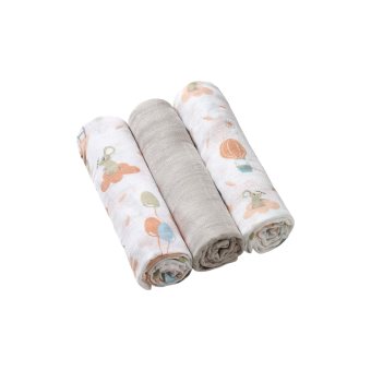 BabyOno vystyklai bambukiniai pilki, 3 vnt., 3 vnt