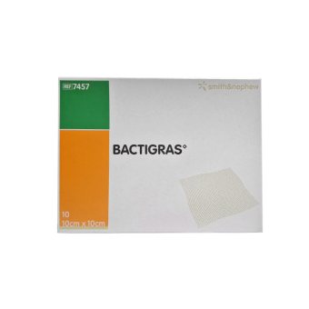 Bactigras parafininis tinklelis su 0,5 proc. chlorheksidinu 10cmx, 1 vnt., 10 cm
