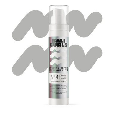 Bali Curls naktinis eliksyras pažeistiems plaukams, ., 100 ml