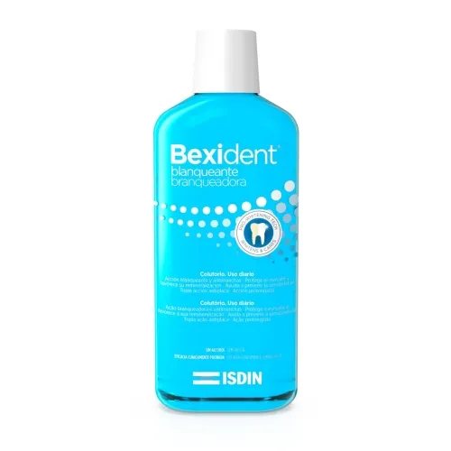 Balinamasis burnos skalavimo skystis BEXIDENT® BLANQUEANTE, 500 ml