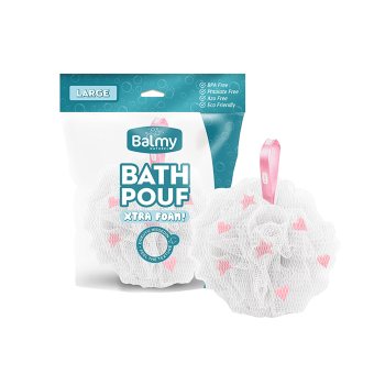 BALMY plaušinė LARGE BATH POUF, 1 vnt