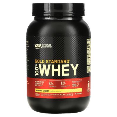 Baltymai ON™ Gold Standard 100% Išrūgos Bananų skonio, 908 g