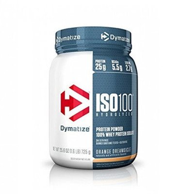 Baltymų Izoliatas Dymatize ISO 100 Apelsininių ledų skonio, 932 g