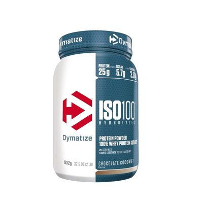 Baltymų Izoliatas Dymatize ISO 100 Šokoladinio Kokoso skonio, 932 g
