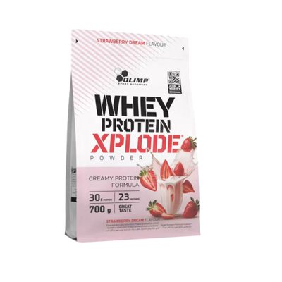 Baltymų milteliai Olimp Whey Protein Xplode Braškių skonio, 700 g