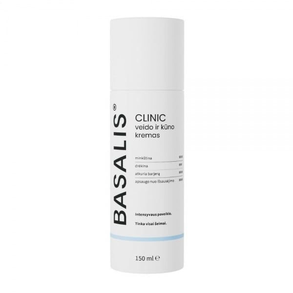 BASALIS CLINIC VEIDO IR KŪNO KREMAS, 150 ml