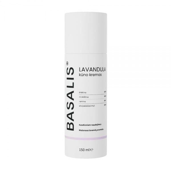 BASALIS veido ir kūno kremas LAVANDULA, 150 ml
