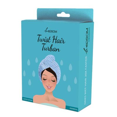Be Osom Turbanas plaukams OSOM05H1 Blue