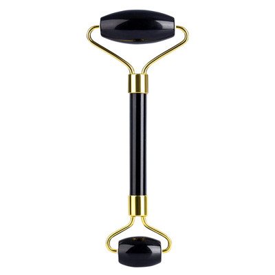 Be Osom Veido odos masažuoklis - volelis Obsidian Jade BEOSOMROLL4