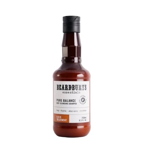 BEARDBURYS Essential Pure Balancesu pleiskanomis kovojantis šampūnas, Vnt, 250 ml