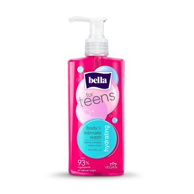 BELLA FOR TEENS, prausimo gelis kūnui, 250 ml