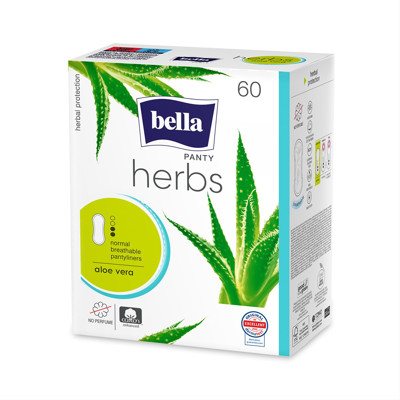 BELLA HERBS ALOE, įklotai, N60