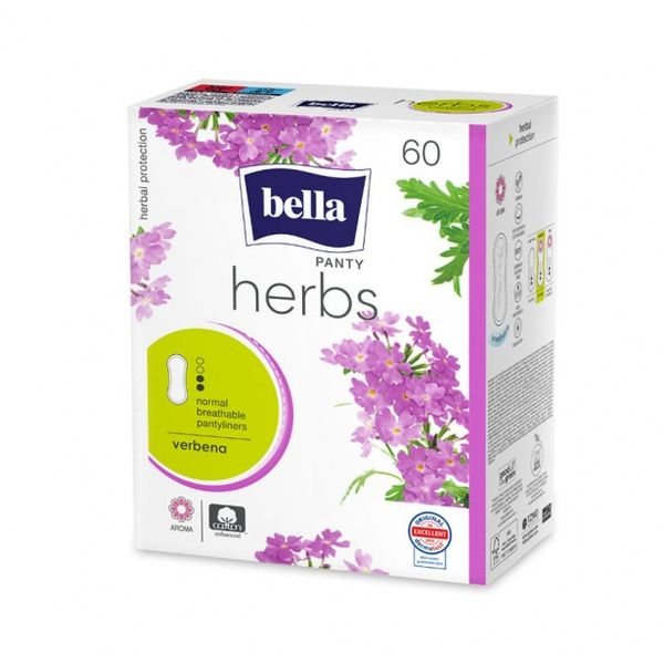 BELLA higieniniai įklotai HERBS PANTY VERBENA, 60 vnt