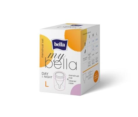 BELLA Menstruacinė taurelė, L dydis, 40 ml
