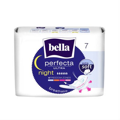 BELLA PERFECTA ULTRA NIGHT SOFT, higieniniai paketai, 7 vnt