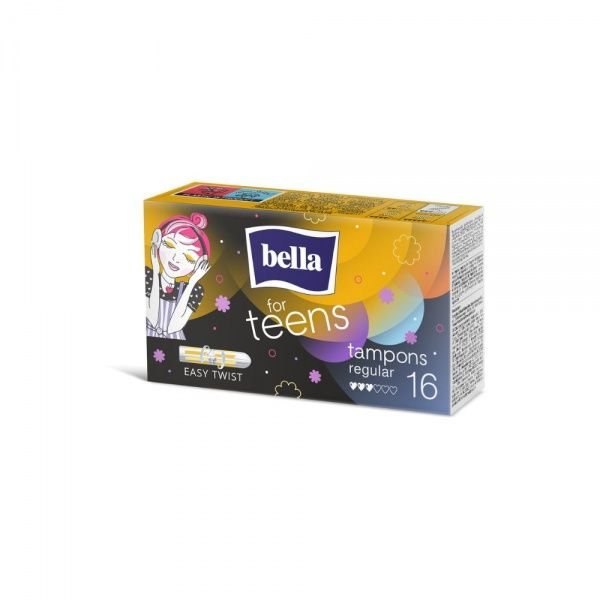 BELLA tamponai paauglėms FOR TEENS REGULAR, 16 vnt