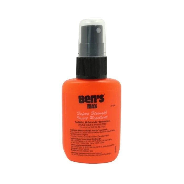 BEN'S MAX purškiamas skystis nuo uodų, 37 ml