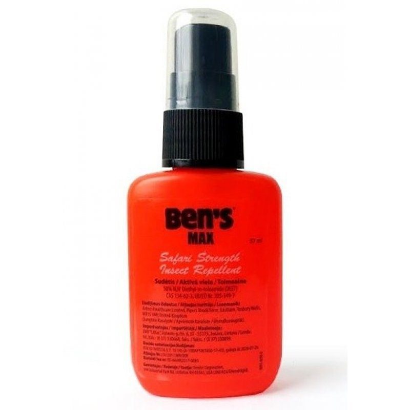 BEN’S MAX Repelentas nuo uodų, 37 ml