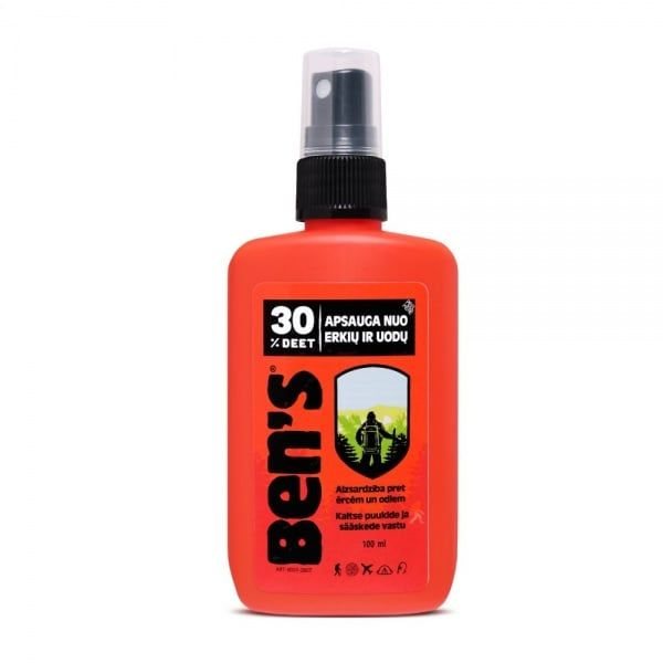 BEN'S repelentas nuo erkių ir uodų, 100 ml