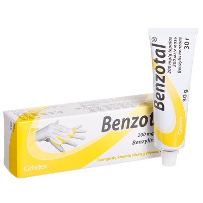 BENZOTAL 200 mg/g tepalas, 30 g