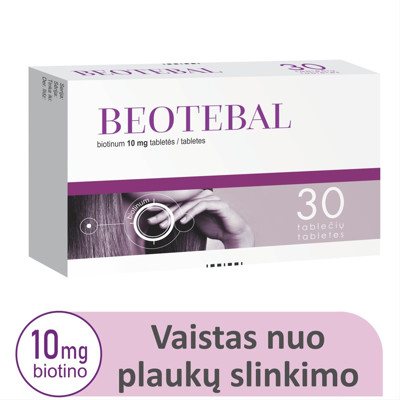 BEOTEBAL, 10mg, tabletės, N30